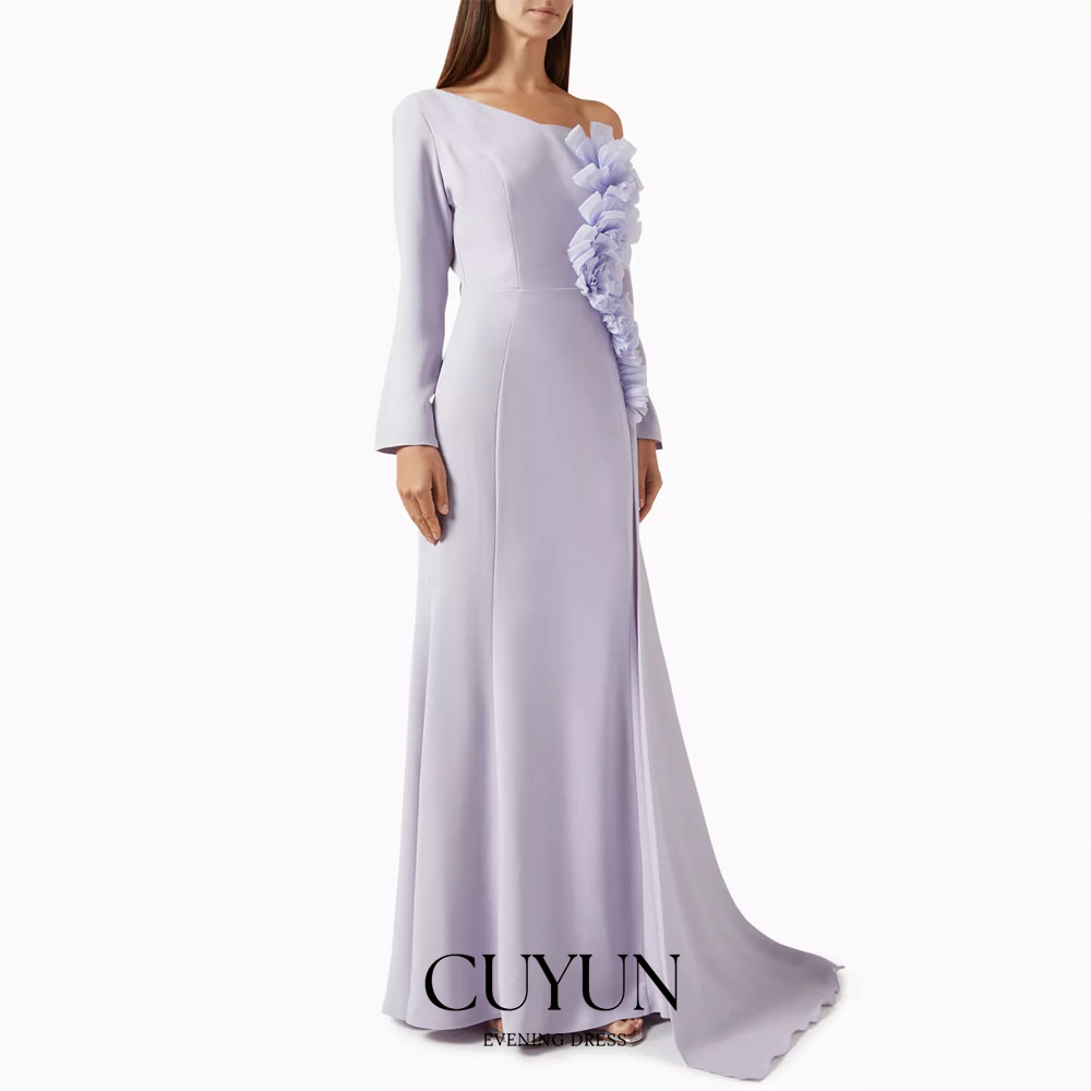 Women'S Formal Dinner Wear - CUYUN элегантное вечернее платье на одно