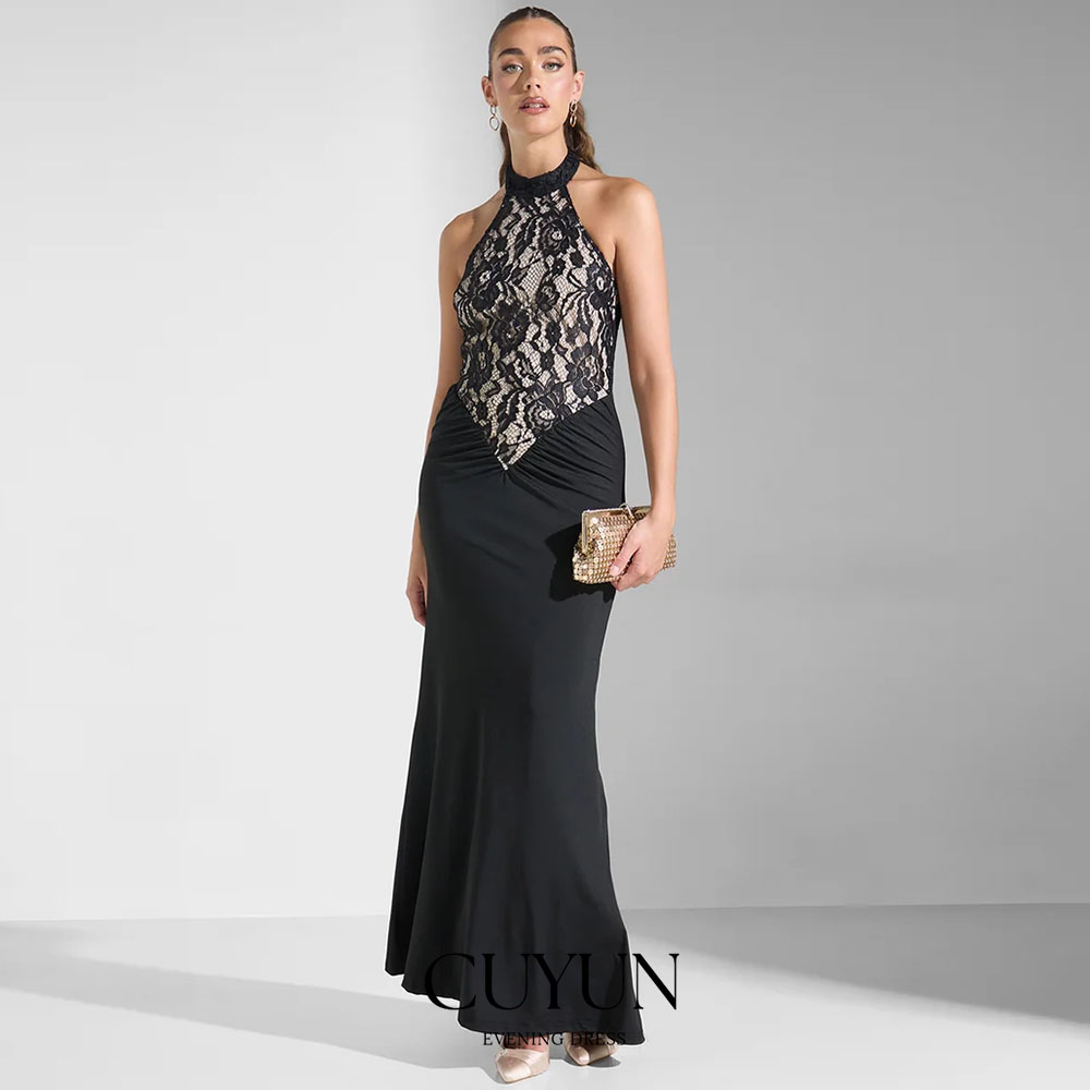 Women'S Formal Dinner Wear - CUYUN индивидуальные черные сексуальные кружевные вечерние
