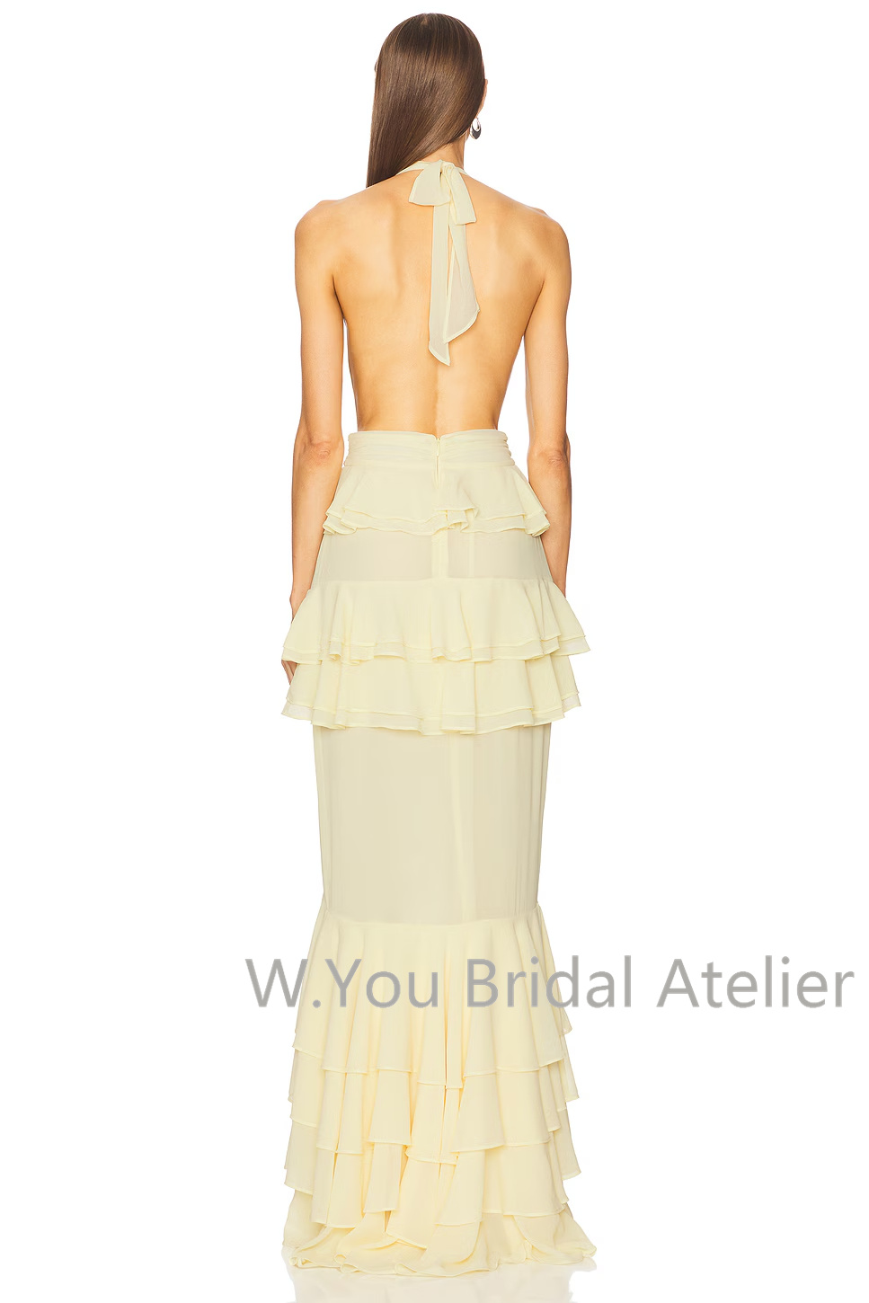 Women'S Formal Wear Wedding Guest - Вечерние платья макси с глубоким V-образным