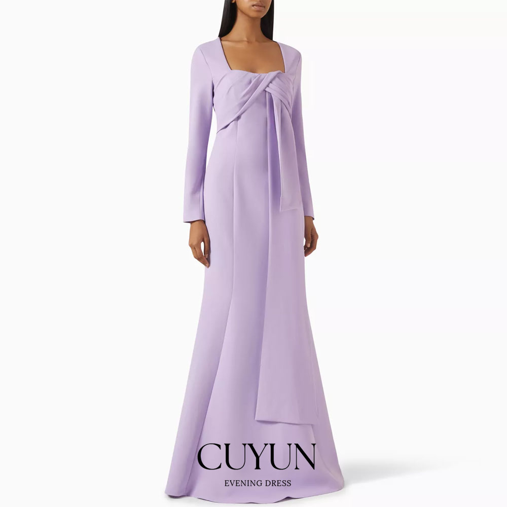 Women'S Formal Dinner Wear - CUYUN индивидуальные лавандовые женские вечерние платья