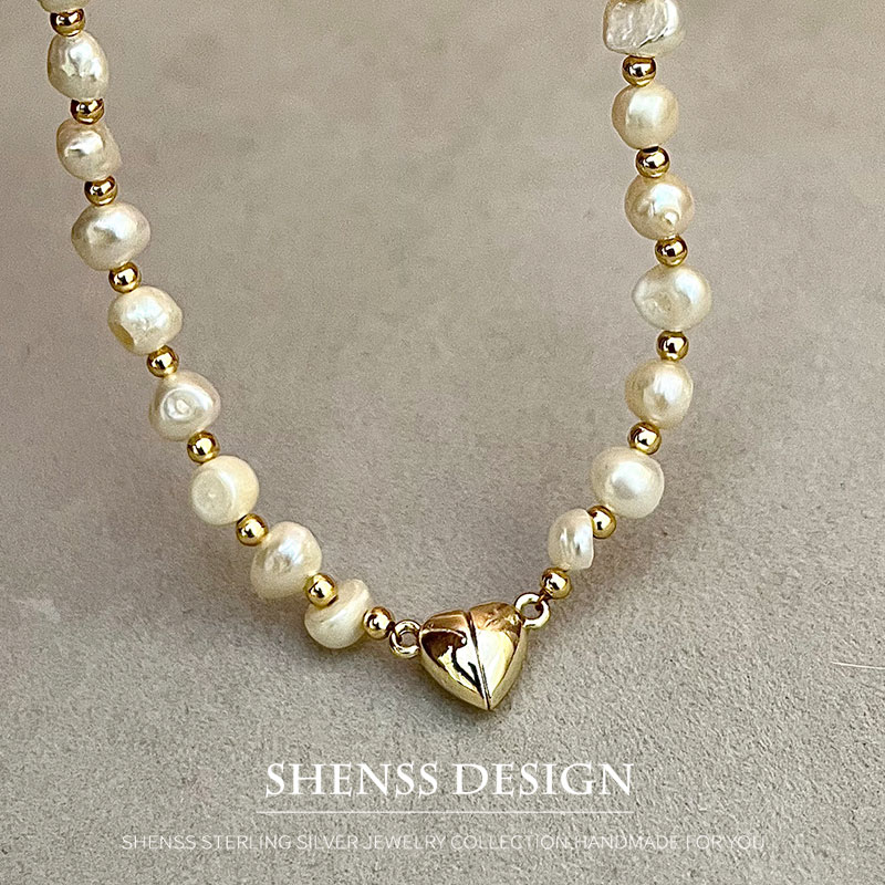 Pearl Necklace Set - Ожерелье из натурального пресноводного жемчуга в