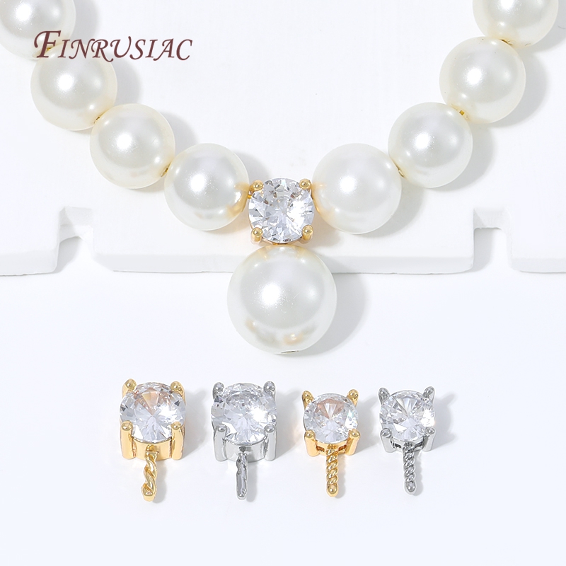 Pearl Necklace Set - Бейлы гвоздики для вклейки в бусины,Заготовка