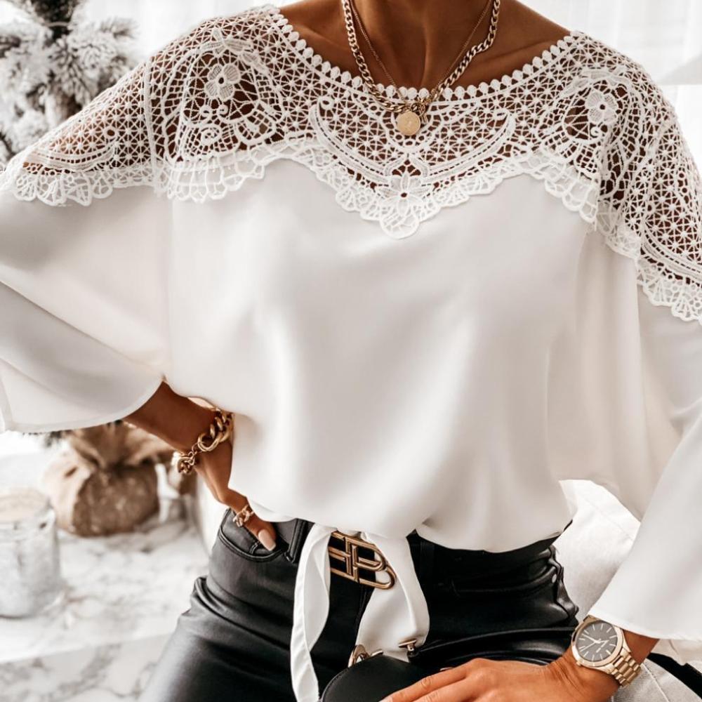 Классическая женская блузка с  – обзор и цена Women Formal Wear White Shirt