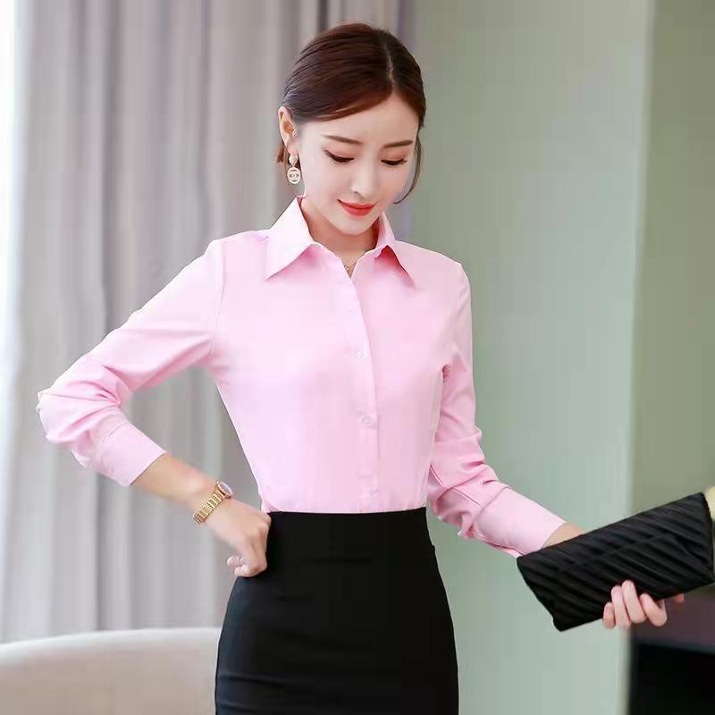 Корейская приталенная черно-бе – обзор и цена Women Formal Wear Shirts