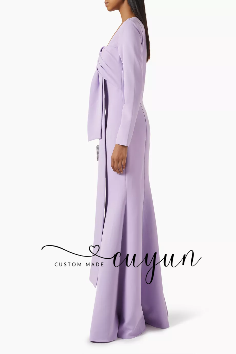 CUYUN индивидуальные лавандовы – обзор и цена Women'S Formal Dinner Wear