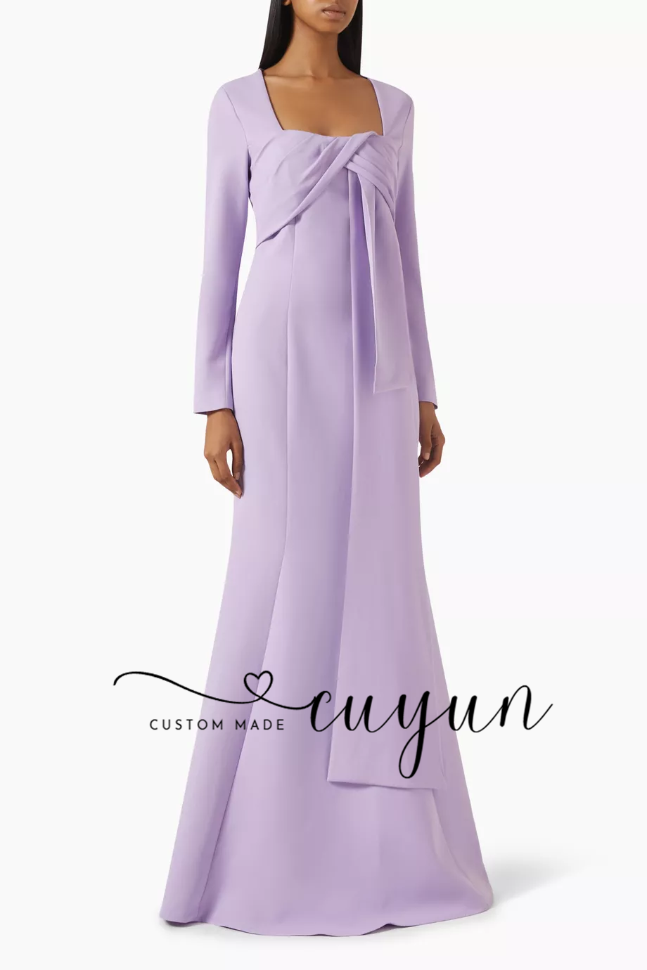 CUYUN индивидуальные лавандовы – обзор и цена Women'S Formal Dinner Wear