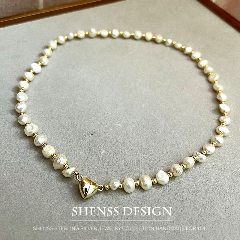 Ожерелье из натурального пресн – обзор и цена Pearl Necklace Set