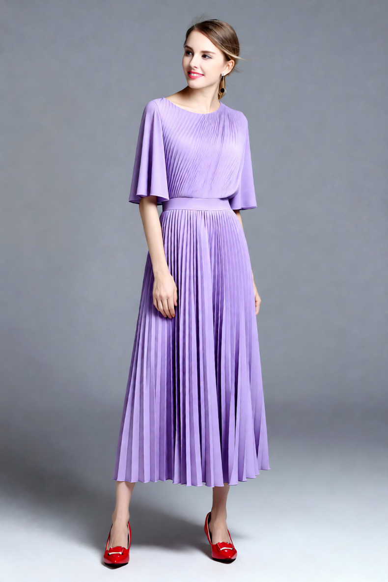 Женское сиреневое плиссированн – обзор и цена Women'S Formal Wear Wedding Guest