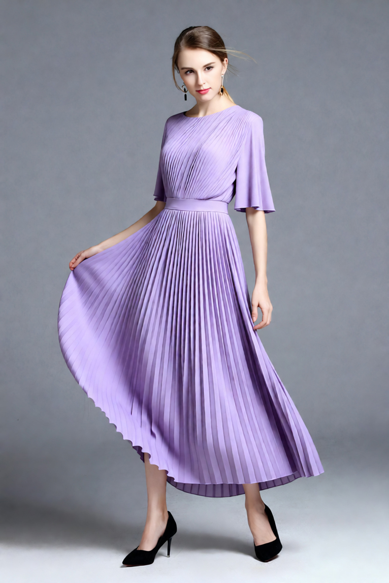 Женское сиреневое плиссированн – обзор и цена Women'S Formal Wear Wedding Guest
